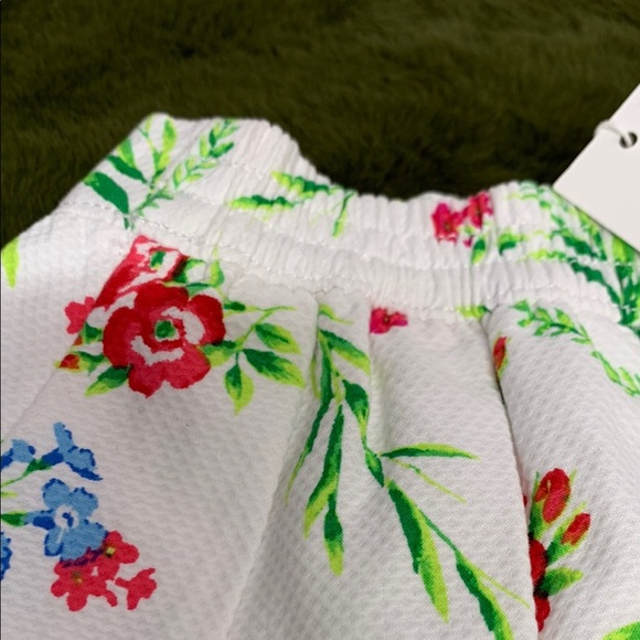 Janie and Jack Wildflower Print Floral Pique Pleated Skirt - Picture 9 of 10